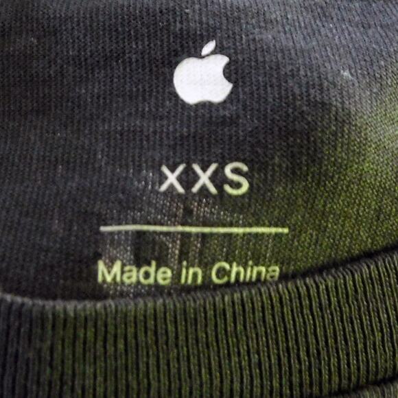 Apple Park California Infinity Loop T Shirt Size XXS Black Graphic Tee 95014 - Picture 2 of 6